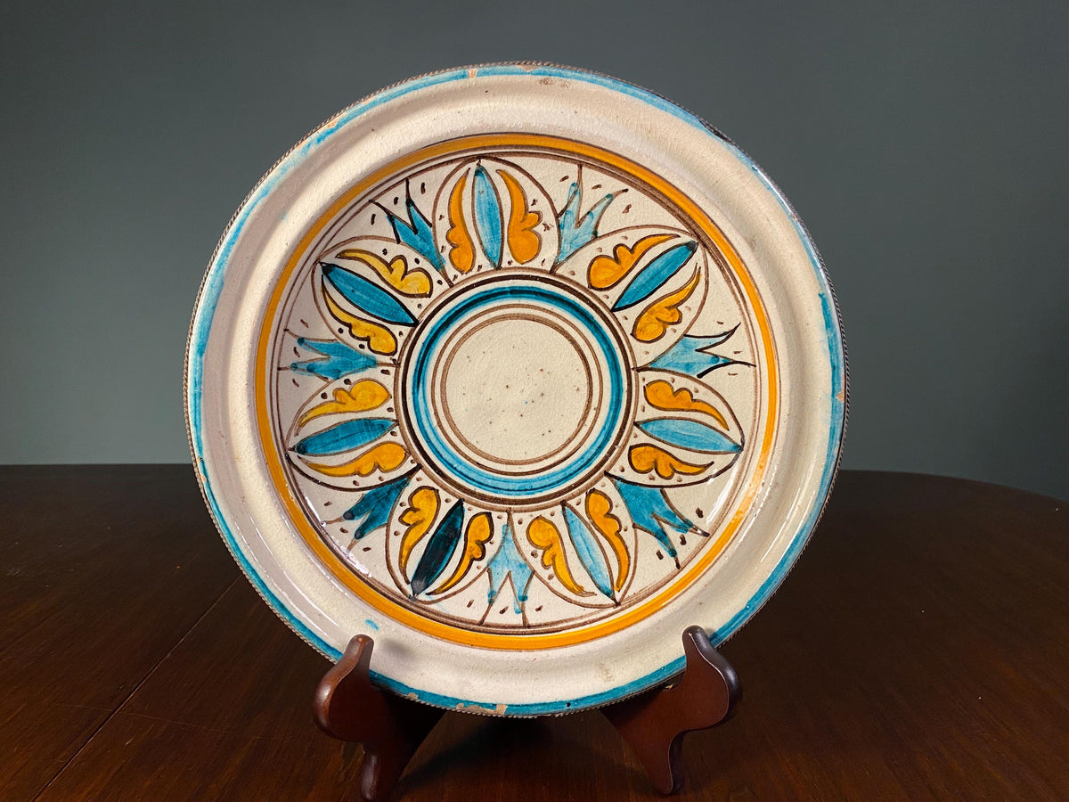Large Moroccan Safi Pottery Bowl