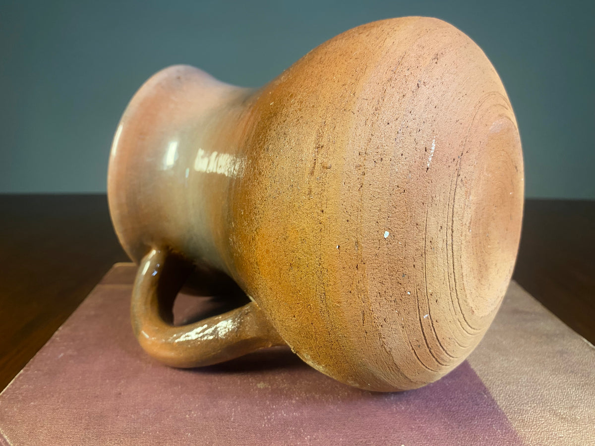 Part-Glazed Terracotta Jug — product photograph 8