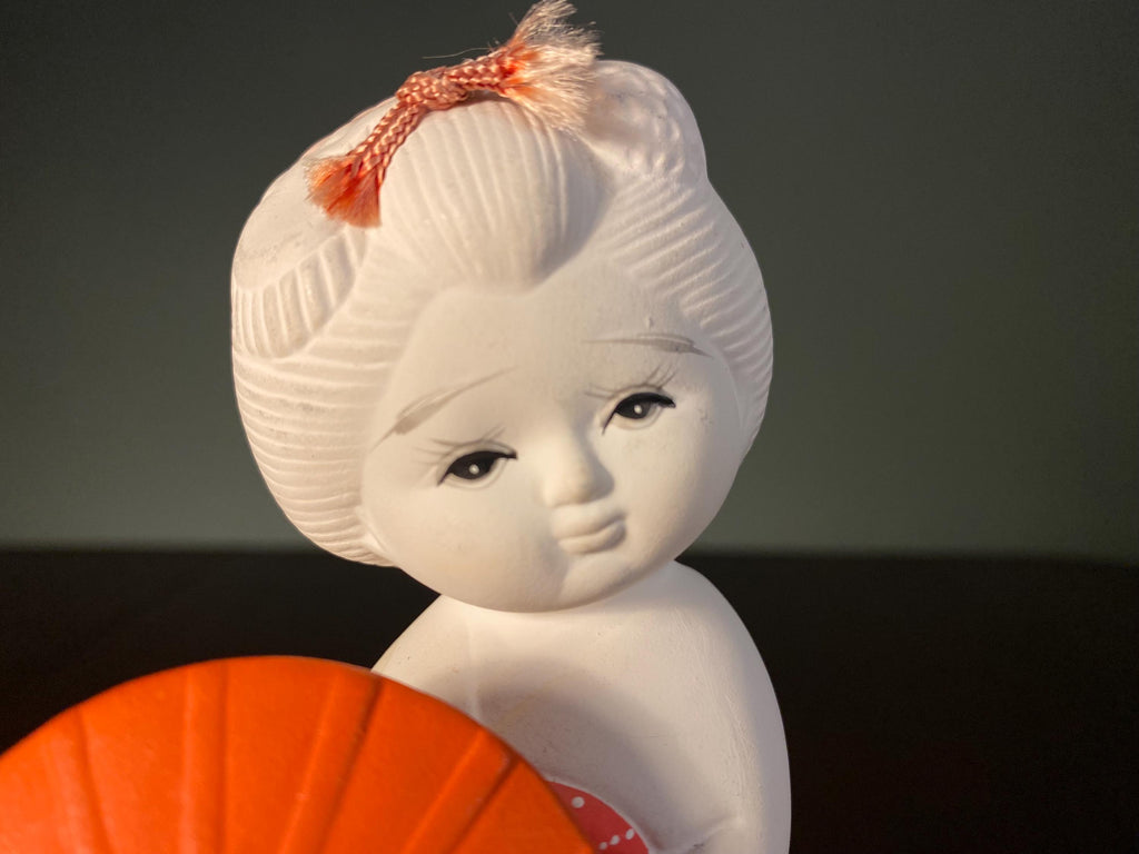 Vintage Japanese Bisque Geisha Figurine