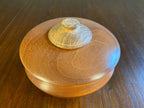 Mid-Century Turned Wood Lidded Dish
