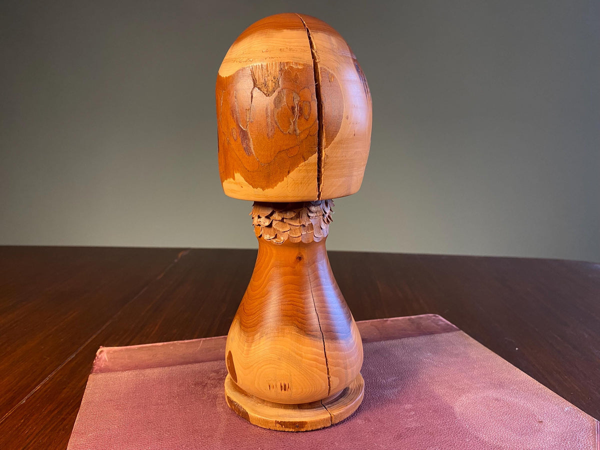 Mid-Century Turned Wood Mushroom