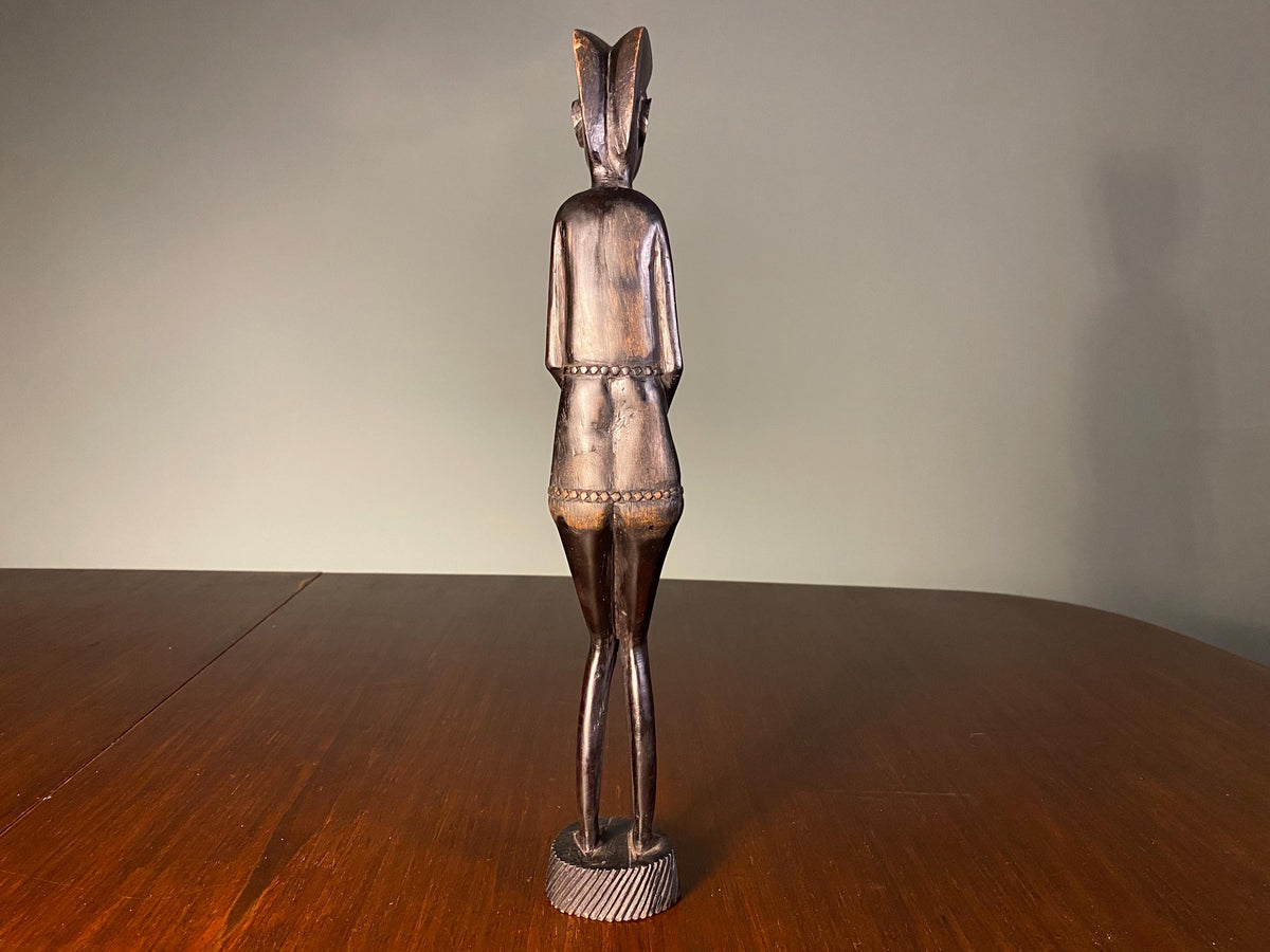 Vintage African Ebony Female Figure