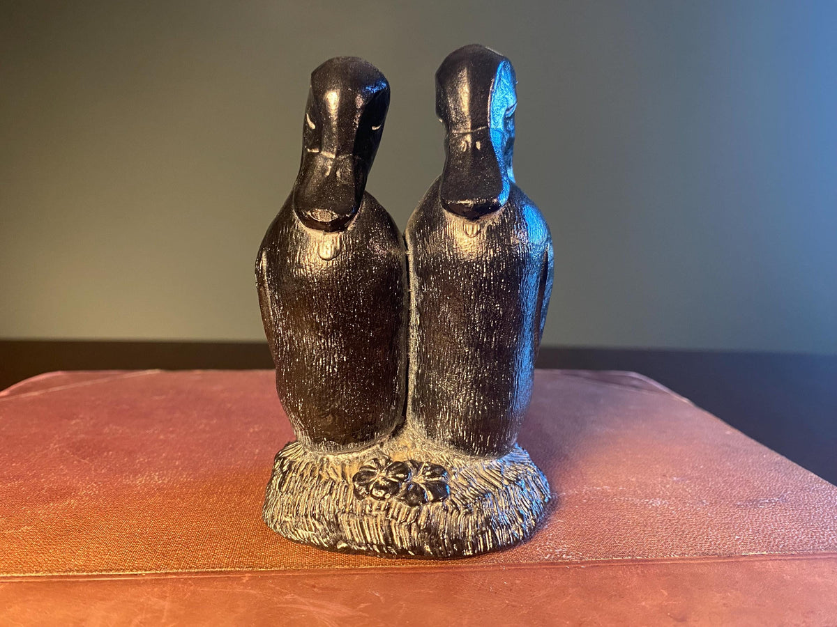 Vintage Canadian Soapstone Ducks