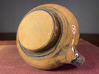 Hand-Painted Ceramic Chamberstick with Floral Decoration