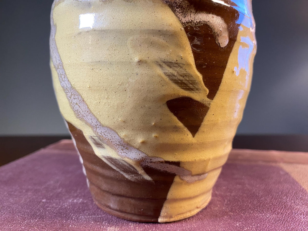 Studio Pottery Terracotta Vase