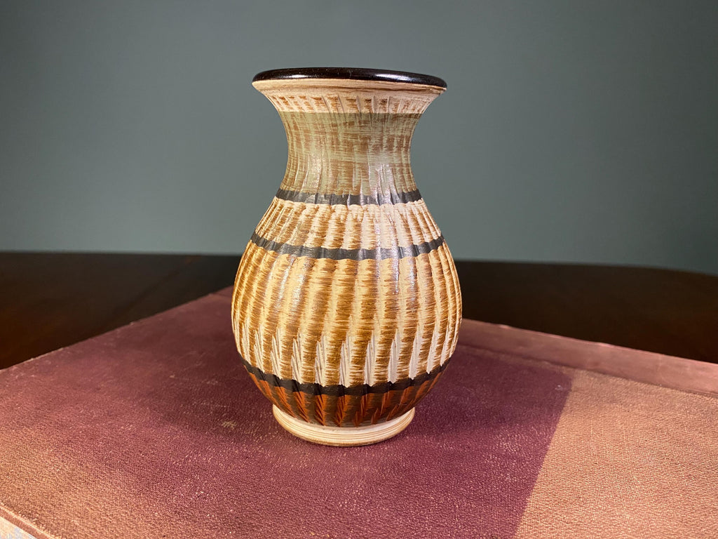 Mid-Century West German Sgraffito Vase