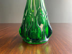 Mid-Century Emerald Green Swung Glass Vase