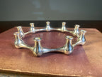 Nine-Light Metal Candle Ring, Attributed to Jens H. Quistgaard — product photograph 1