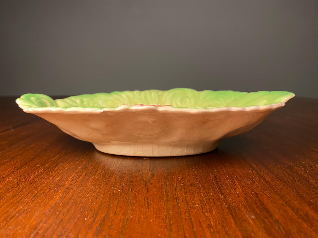 Shorter & Son Majolica Leaf Dish