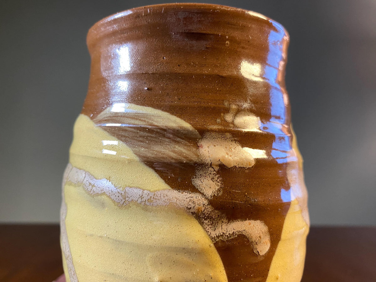 Studio Pottery Terracotta Vase