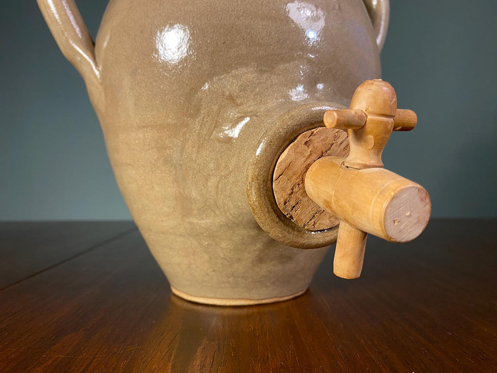 19th-Century French Stoneware Vinegar Jar