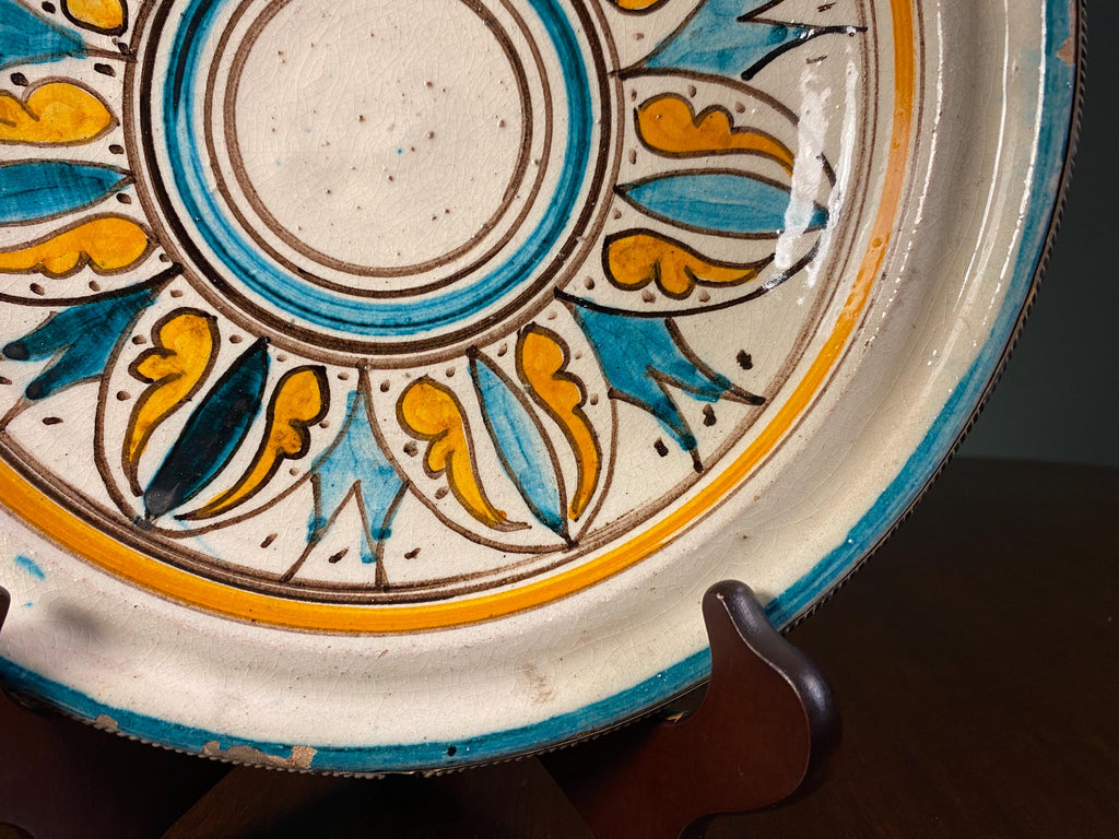 Large Moroccan Safi Pottery Bowl