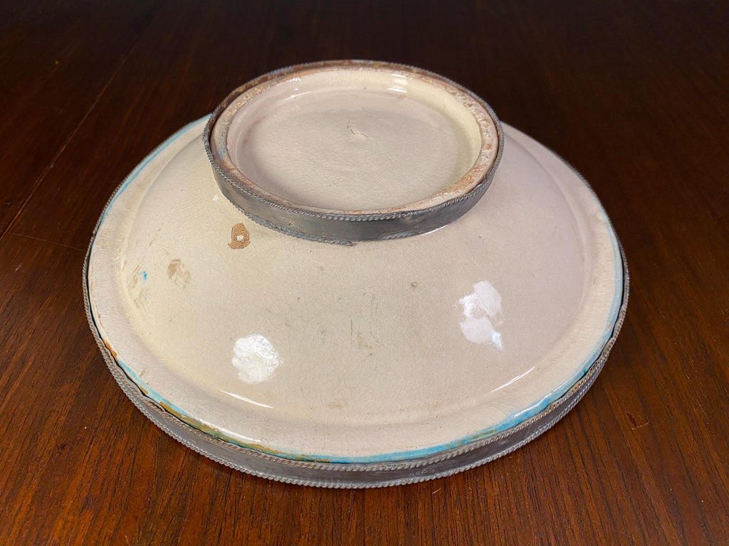 Large Moroccan Safi Pottery Bowl