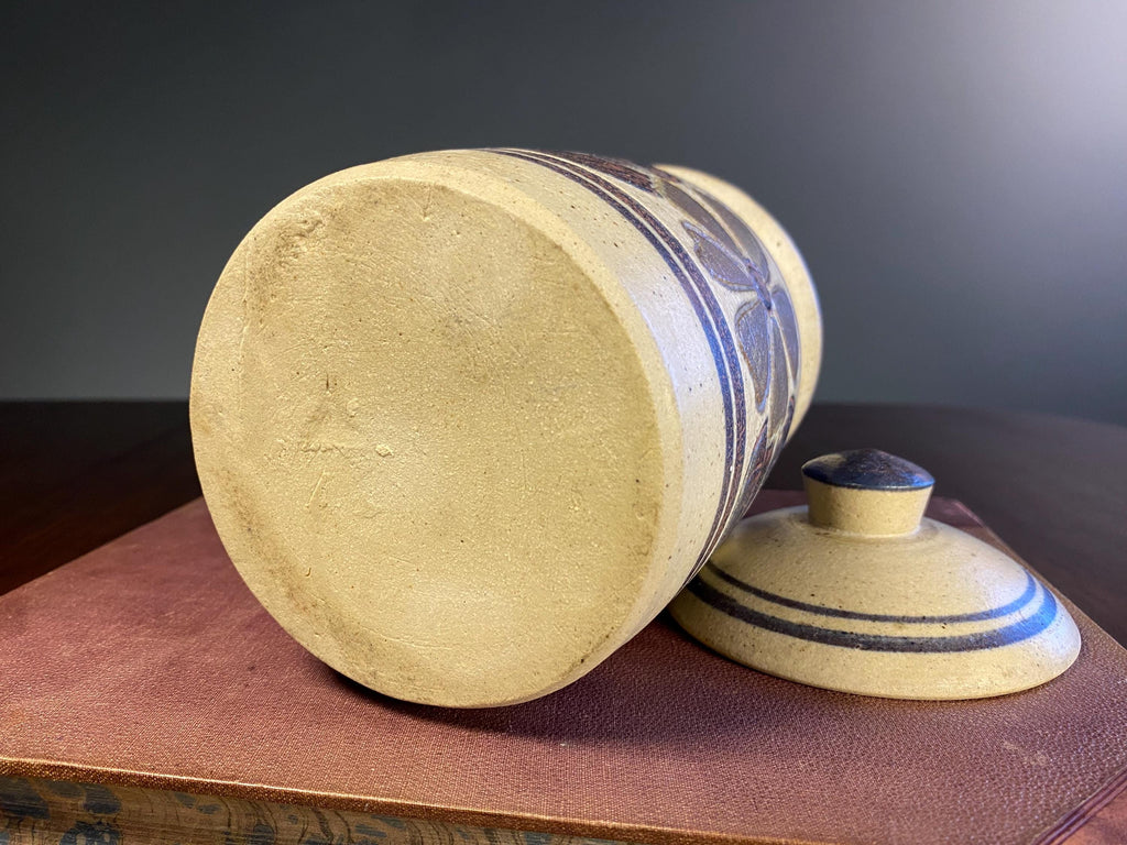 Vintage Studio Pottery Lidded Jar
