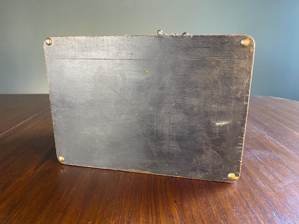 Mid-Century Faux Crocodile Vanity Box
