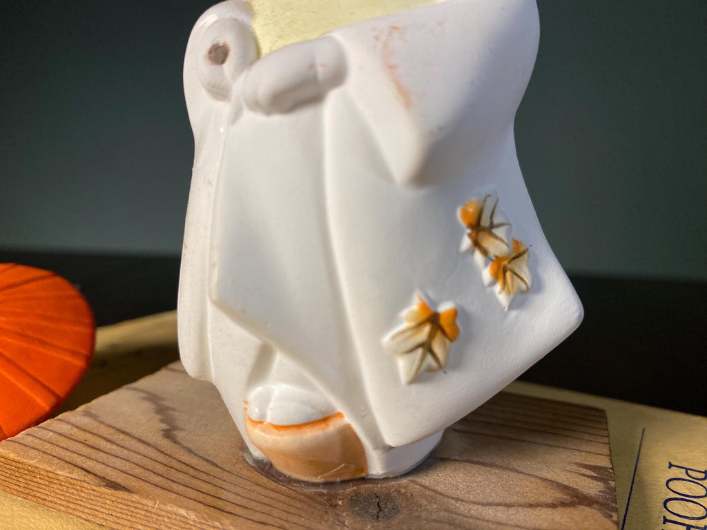Vintage Japanese Bisque Geisha Figurine