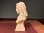 Vintage Cast-Alabaster Bust of J.S. Bach
