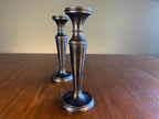Pair of Victorian Ebony Candlesticks