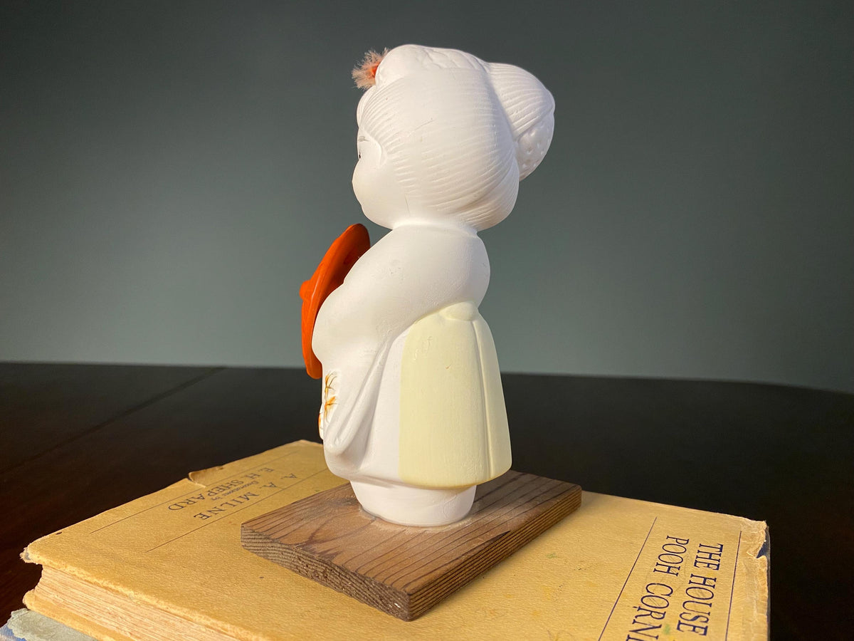 Vintage Japanese Bisque Geisha Figurine