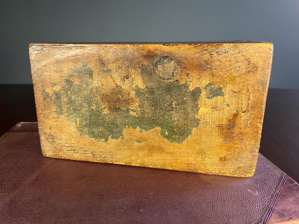 19th-Century Wooden Tea Caddy