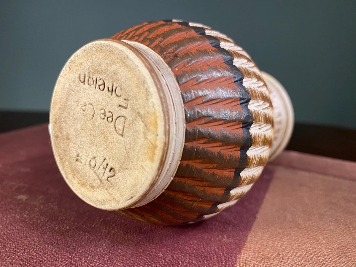 Mid-Century West German Sgraffito Vase
