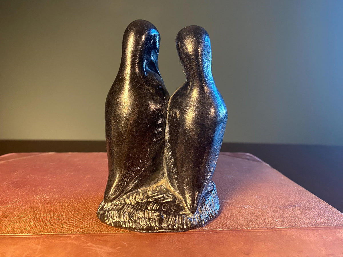 Vintage Canadian Soapstone Ducks
