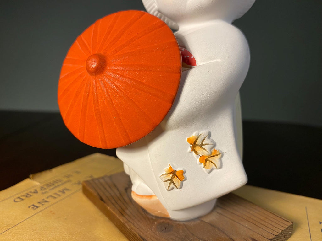 Vintage Japanese Bisque Geisha Figurine