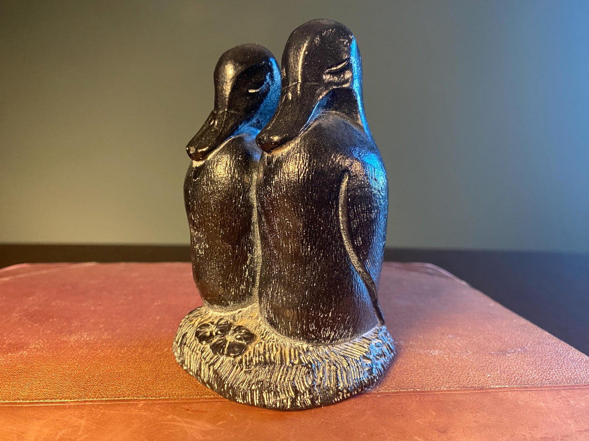 Vintage Canadian Soapstone Ducks