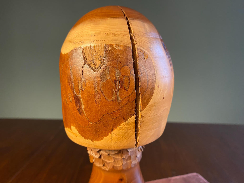 Mid-Century Turned Wood Mushroom