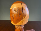 Mid-Century Turned Wood Mushroom