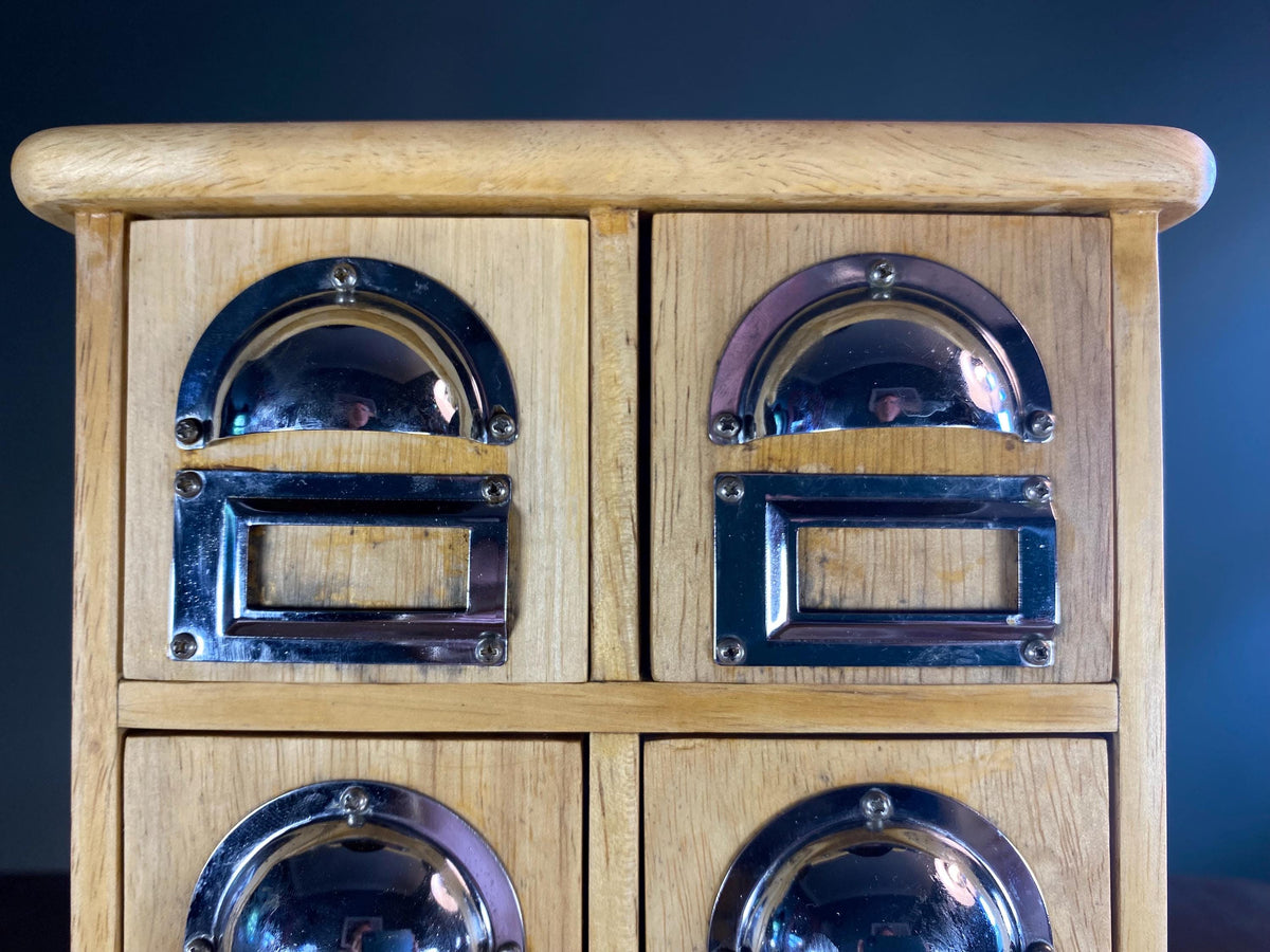 Vintage Six-Drawer Apothecary Chest
