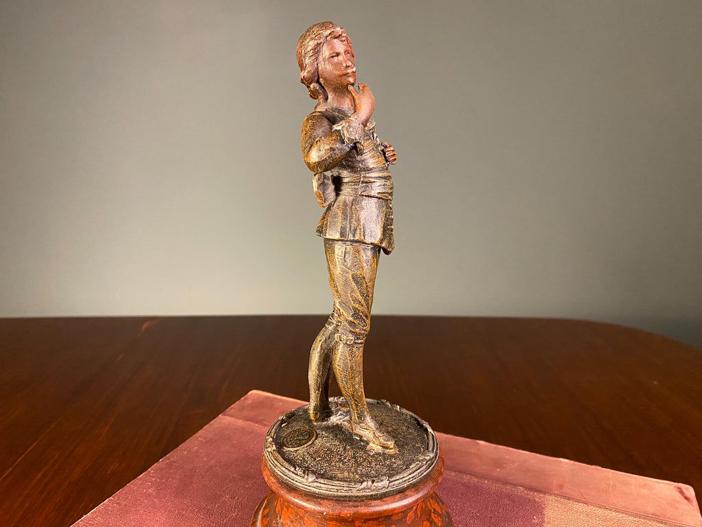 Pair of French Belle Époque Spelter Figures