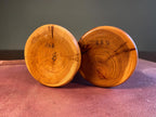 Pair of Mid-Century Wooden Candlesticks