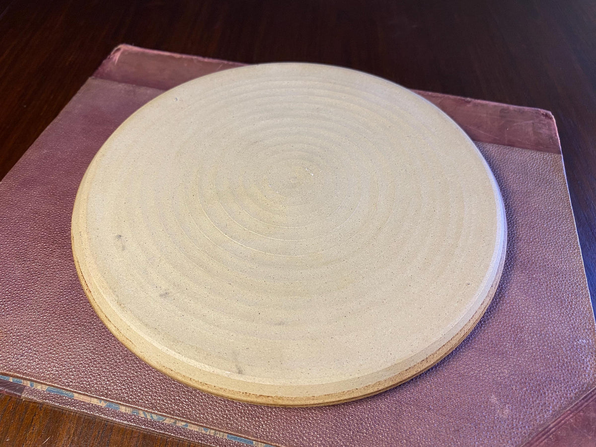 Studio Pottery Cheese Cloche with Glass Knob