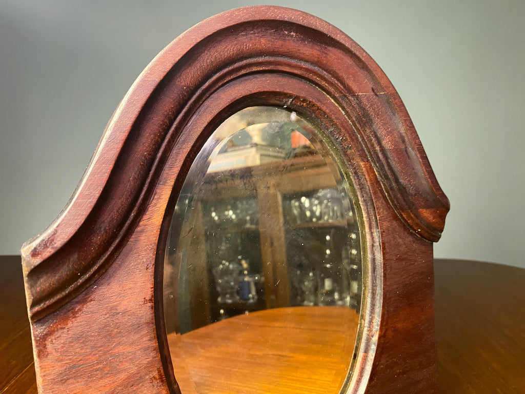 Antique Reclaimed Oval Mirror – 29cm