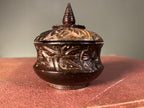 South-East Asian Carved Wooden Trinket Box