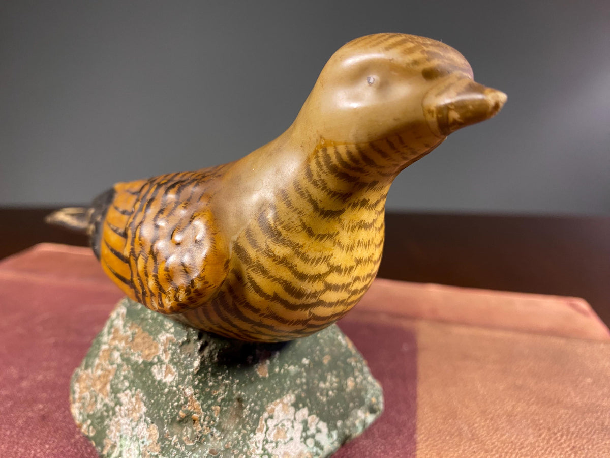 Mid-Century Soapstone Quail