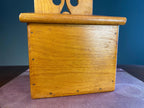 Vintage French Folk Art Salt Box