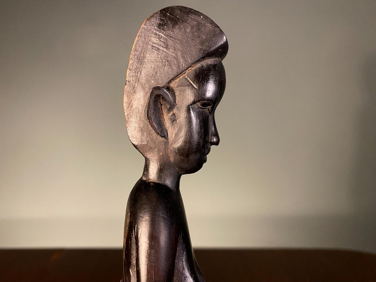 Vintage African Ebony Female Figure