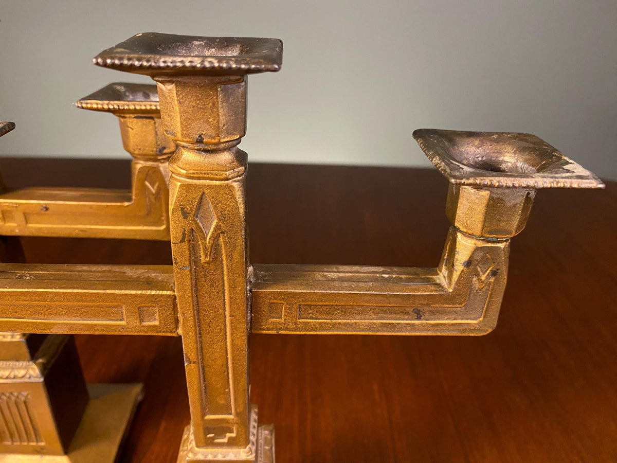 Pair of French Art Deco Candelabra
