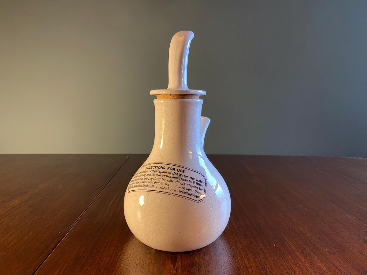 19th-Century Stoneware Inhaler