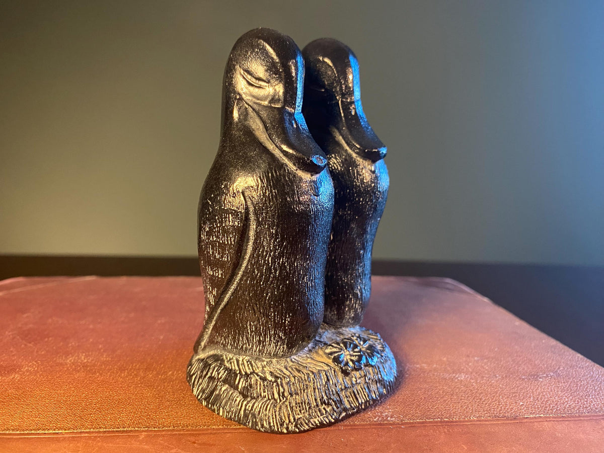 Vintage Canadian Soapstone Ducks