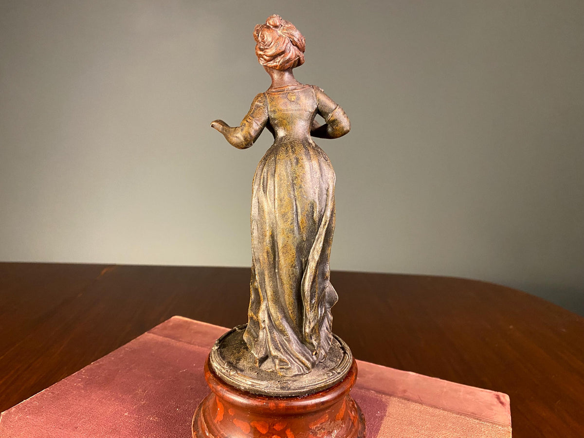 Pair of French Belle Époque Spelter Figures