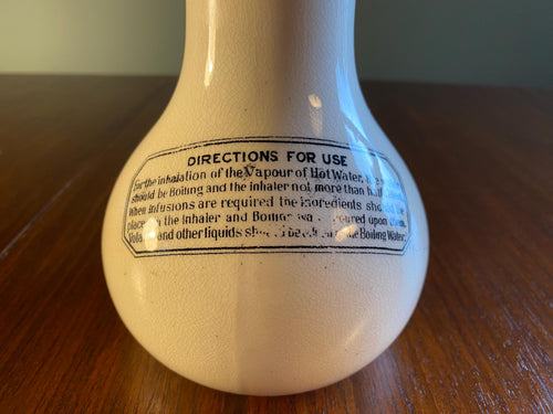 19th-Century Stoneware Inhaler