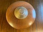 Mid-Century Turned Wood Lidded Dish