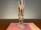 Carved Wooden Antelope Sculpture in the Chi Wara Style — product photograph 2