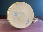 Studio Pottery Wax-Resist Lidded Jar