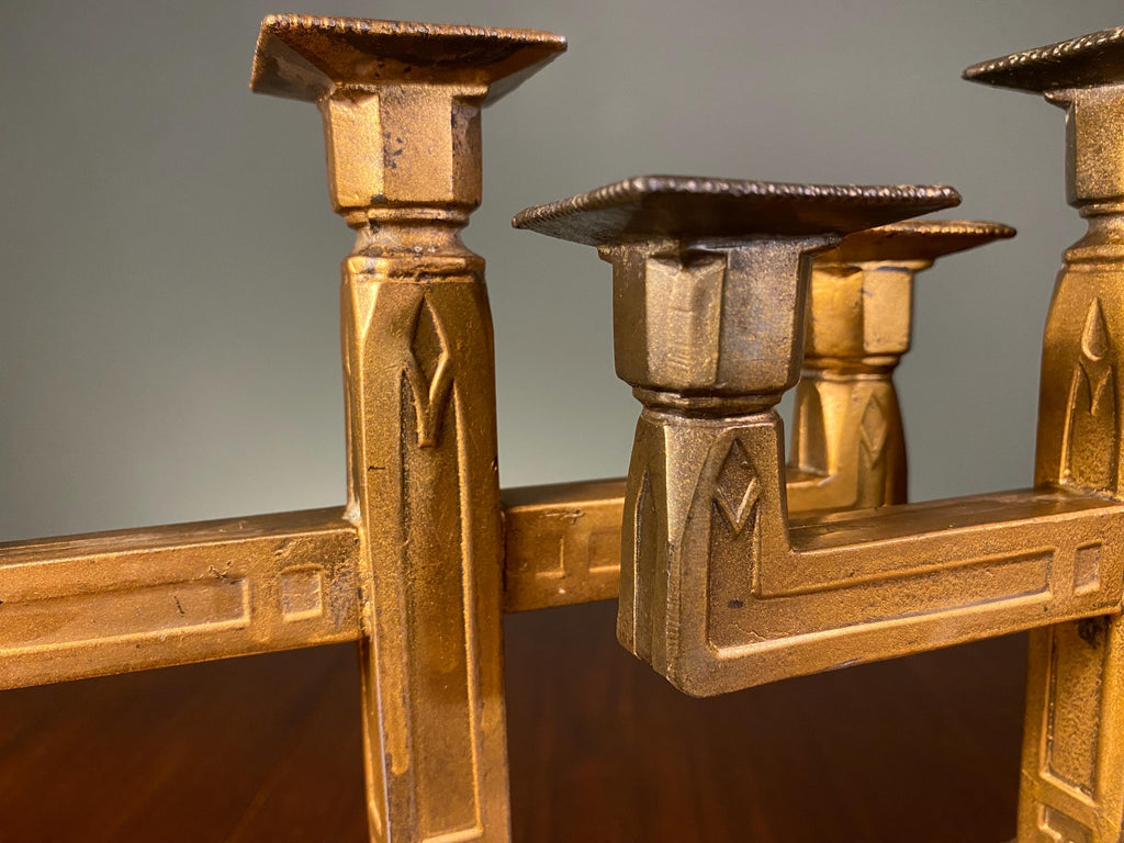 Pair of French Art Deco Candelabra