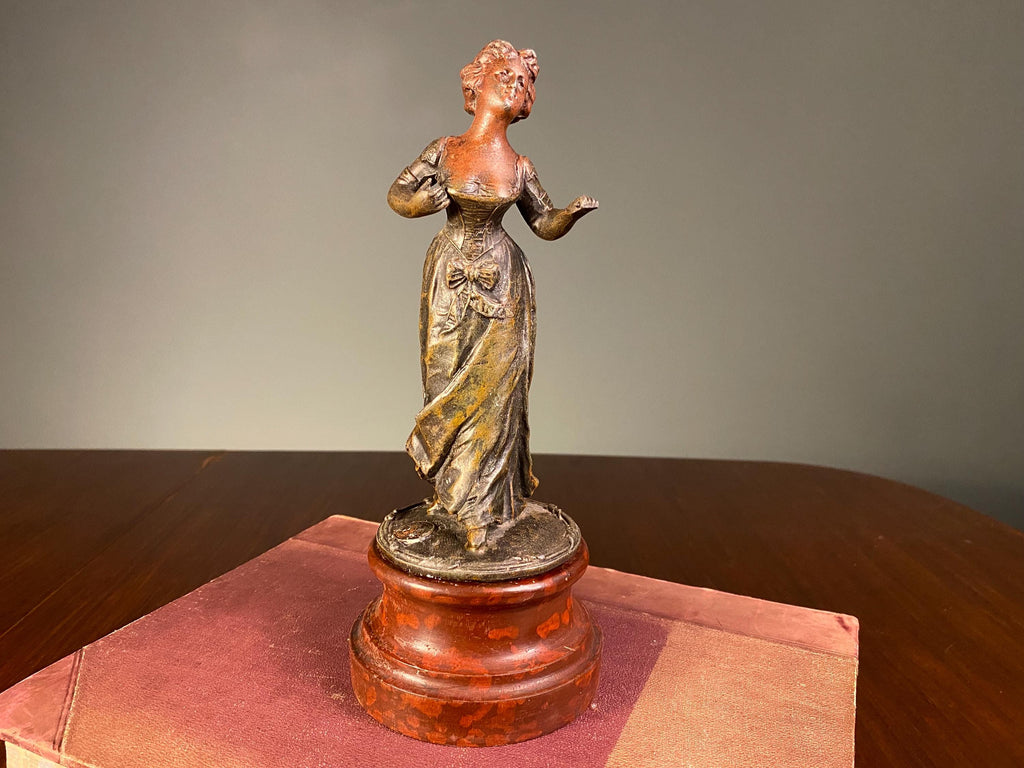 Pair of French Belle Époque Spelter Figures
