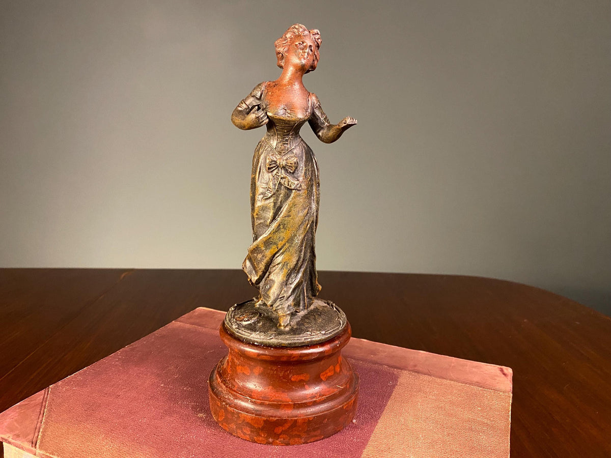 Pair of French Belle Époque Spelter Figures